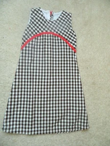 Epk girl Dress Size 5T plaids white brown sleeveless - Picture 1 of 3