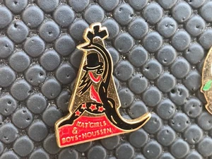 pins pin BADGE PIN-UP SEXY CABARET KAT GIRLS HOUSSEN - Imagen 1 de 1