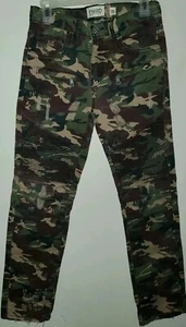 Fwrd Denim & Co Army Fatigue Pants Boys Size 20 Worn TWICE RARE & HTF $110 🔥🔥 - Picture 1 of 7
