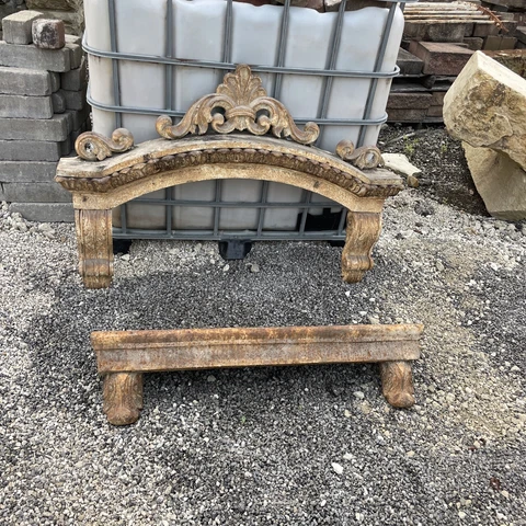 4 Available antique cast iron window pediment and header Cover