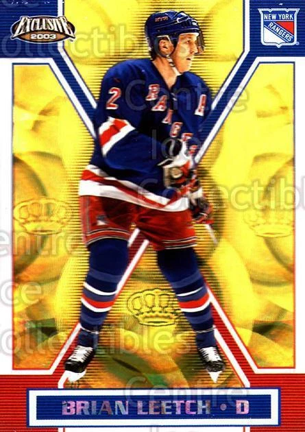 2002-03 Pacific Exclusive Gold #115 Brian Leetch - Image 1 of 1