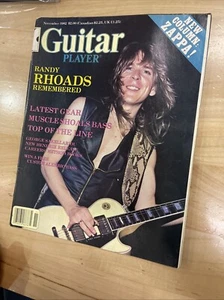 1982 NOVEMBER GUITAR PLAYER MAGAZINE - RANDY RHOADS Ozzy COVER Heavy Metal - Picture 1 of 17