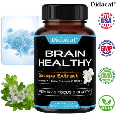 Brain Health Nootropic Supplement Support Focus Energy Memory & Clarity - Bild 1 von 4