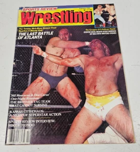 Vintage Sports Review Wrestling Magazine February 1984 Tommy Rich Buzz Sawyer - Picture 1 of 3