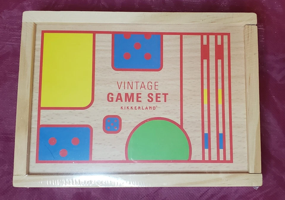 Kikkerland Vintage Game Set - Image 1 of 2