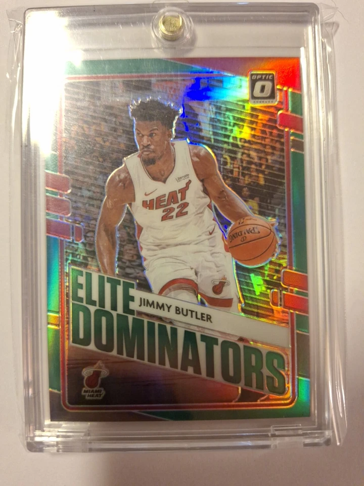 Panini Donruss Optic Elite Dominators Green Prizm 2020-21/5 Jimmy Butler #17  Foto 1 de 4