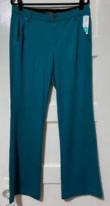 One 5 One Womens Green High Rise Ponte Bootcut Trouser Pants Size 14/32 NWT - Picture 1 of 2