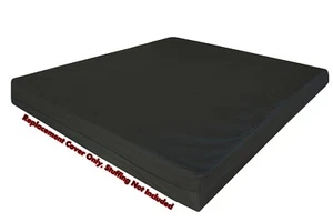 Funda duradera de lona edredón mascota perro cama pequeña mediana extra grande perros camas negras - Imagen 1 de 19