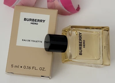 BURBERRY HERO EAU DE TOILETTE 0.16 FL OZ MINI SPLASH/DABBER FOR MEN - Image 1 of 4