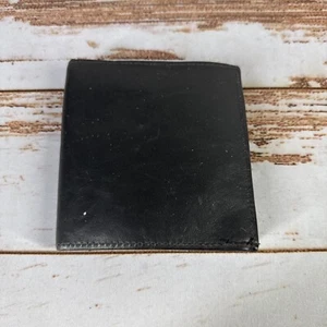 Boston Leather Wallet Black - Picture 1 of 4