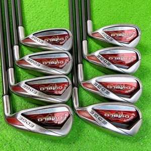 Callaway Iron Set DIABLO EDGE 5.6.7.8.9.P.A.S Genuine Graphite Shaft Flex R - Picture 1 of 9