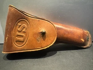 WWI Pistol Holster 1911 Warren Leather Goods 1917 G.W.S. Stamped - Picture 1 of 6