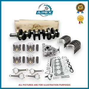 VAUXHALL VIVARO 2.0 M9R KURBELWELLE + MOTOR NEUAUFBAU ÜBERHOLUNG TEILE KIT NEU - Bild 1 von 4