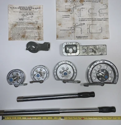 Kit doblador de tubos de amplio rango IMPERIAL 260FHA 1/4, 5/16, 1/2, 3/8, 5/8, 3/4,7/8 Foto 1 de 4