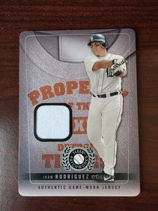 2005 Fleer Patchworks #PO-IR Ivan Rodriguez Property of Jersey Die Cut #/199 - Picture 1 of 2