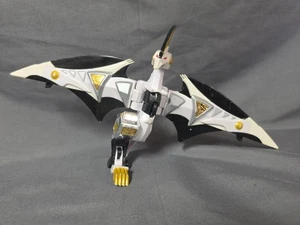 2003 Bandai Power Rangers Dino Thunder White Drago Zord Raptor Toy Rider Version - Bild 1 von 9