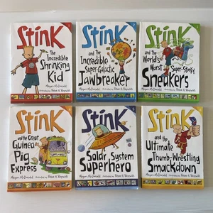Stink Books Volumes 1-6 by Megan McDonald, Childrens Age 6-9 Years Paperback Lot - Picture 1 of 24