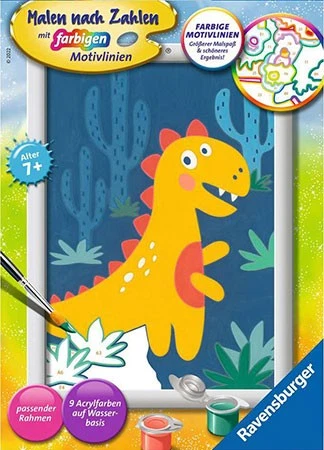 Malen nach Zahlen Frecher Dinosaurier (Ravensburger Verlag GmbH) NEU/OVP - Bild 1 von 1