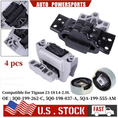 Soportes de motor y transmisión para Volkswagen Golf Jetta 2018-2024 L4-1,4 L Montaje Foto 1 de 4