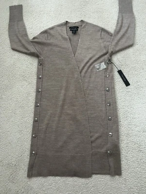 Cárdigan para mujer Tahari mezcla de lana merino frente abierto talla M nuevo con etiquetas Foto 1 de 4