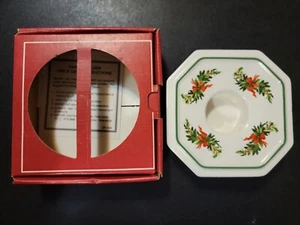 Pfalzgraff Christmas Heritage 1,5" Votivkerzenhalter Vinatge EUC Keramik - Bild 1 von 6