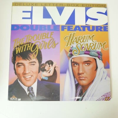 Elvis The Trouble with Girls + Harum Scarum Elvis Double Feature Laserdisc - Image 1 of 4