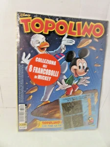 TOPOLINO n°3289 blisterato con francobolli in metallo - sc139 - perfetto - - Picture 1 of 3