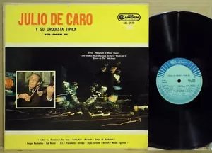 JULIO DE CARO y Orq Tipica Volumen III M- Mono LP Rare Vamos Muchachos + 11 - Picture 1 of 6