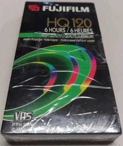 Fuji Film VHS Leer Videokassette 6 Stunden HQ 120 hochwertig - NEU VERSIEGELT - Bild 1 von 2