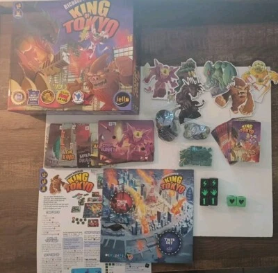 KING of TOKYO Board Game IELLO Richard Garfield 2014 - COMPLETE EXCELLENT - Image 1 of 4