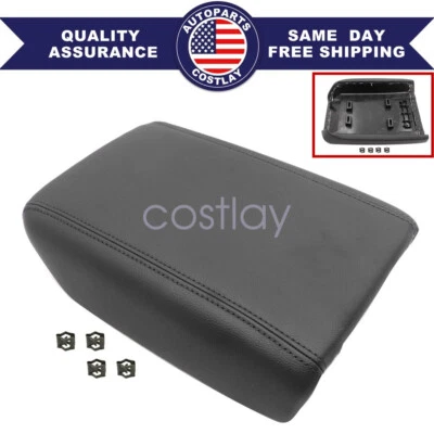 Fits for 2007-2017 GMC Traverse Enclave Acadia Black Center Console Lid 22905370 Foto 1 de 4