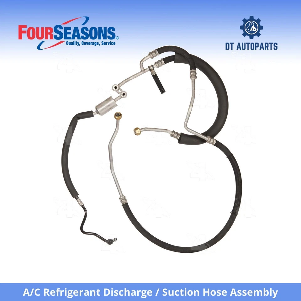 Conjunto de manguera de succión/descarga de refrigerante aire acondicionado GMC Safari 1999-2005 4 estaciones Foto 1 de 4