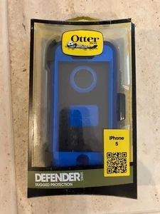 Otterbox Defender Series Rugged Protective Case For iPhone 5 - Blue - Picture 1 of 3