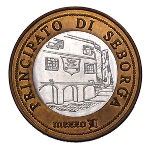 ITALIA Seborga, Principe Giorgio I (1963-2009) 1/2 Luigino 1995 - Imagen 1 de 2