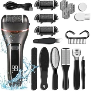 Electric Callus Remover Foot Sander Rough Feet Rechargeable Dead Skin Tools Kit - Picture 1 of 13