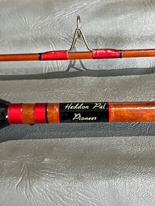 VINTAGE HEDDON PAL PIONEER SPINNING ROD,#160 M-6 1/2 FT, ORIGINAL SOFT CASE - Picture 1 of 8