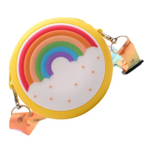 Rainbow Coin Purse Child Baby Girl Cross Body Tote Bag Small Crossbody - Picture 1 of 12