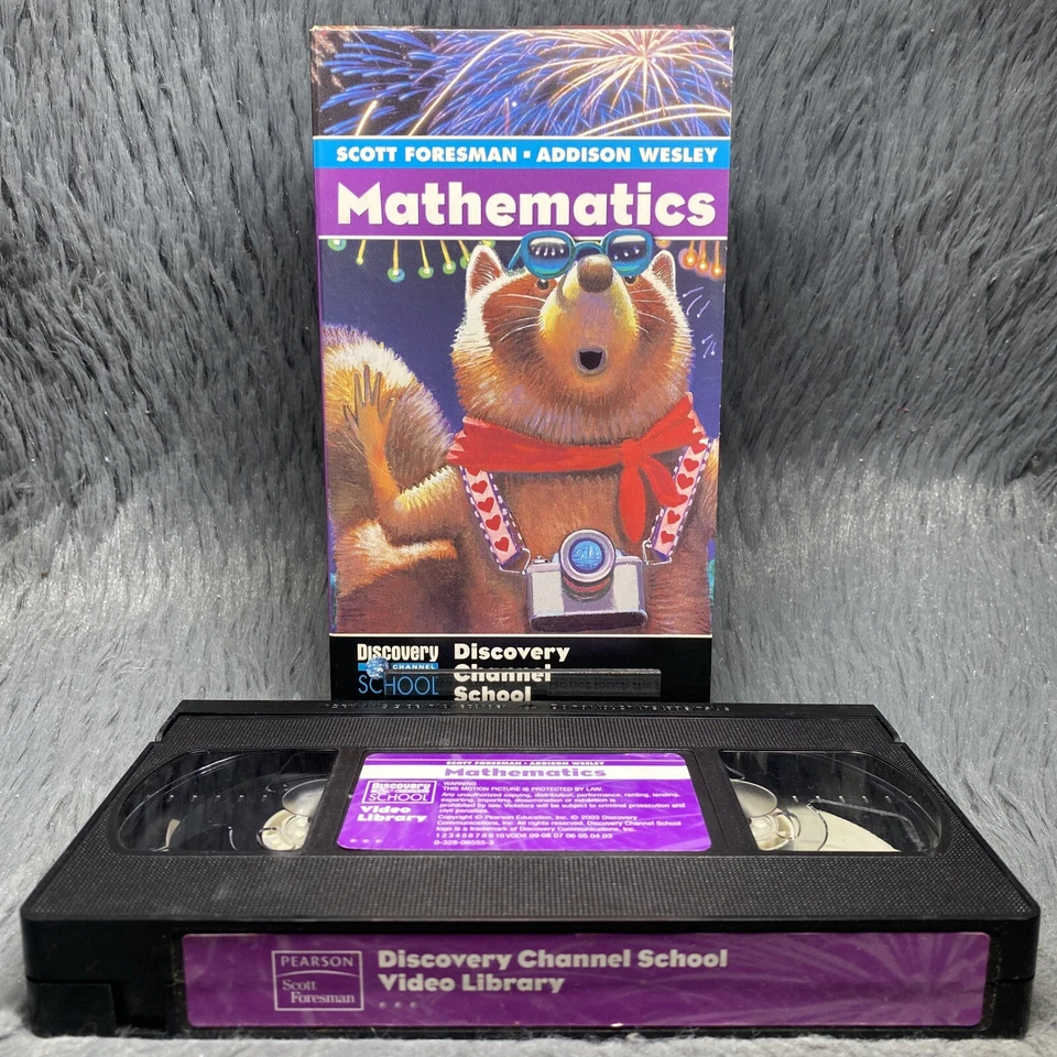 Discovery Channel School Video Library Mathematics VHS Tape 2003 Educational Kid - Image 1 of 4