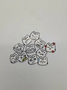Paquete de pegatinas de arte callejero de graffiti lindos gatos por artista de graff de Nueva York PUKE - Imagen 1 de 5
