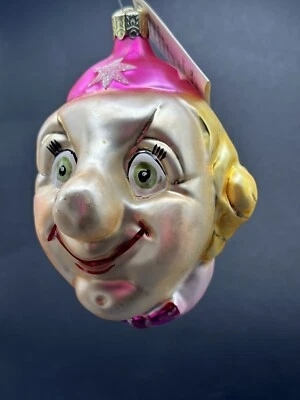 Difícil de encontrar de colección Christopher Radko WACKO'S BROTHER DOOFUS adorno de vidrio rosa 92-055-0 Foto 1 de 4