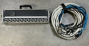 Stagebox 10 canali (5+5) connettore 24 poli, cavo 30mt e sfrangio a 10 XLR - Picture 1 of 5