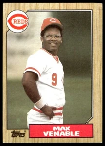 1987 Topps Max Venable Cincinnati Reds #226 - Picture 1 of 2