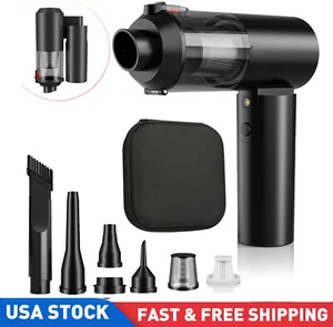 3in1 Car Home 120W Vacuum Cleaner Air Blower Cordless Handheld Rechargeable Mini - Picture 1 of 14