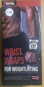 FEATOL Wrist Wraps for Weightlifting Men Women (Dual Support),  L/XL - Picture 1 of 15