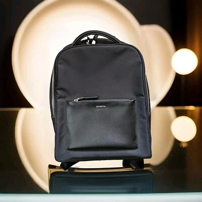 MOCHILA SAMSONITE ZALIA 2.0 14.1 PULGADAS NEGRA DELGADA COMPUTADORA PORTÁTIL  Foto 1 de 4