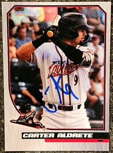 Carter Aldrete Signed IP 2022 Richmond Flying Squirrels Card SF Giants! - Picture 1 of 2