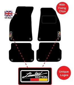  Tailored Car Floor Mats to fit Audi A6 C6 2004 2008 German Limited edition logo - Picture 1 of 11