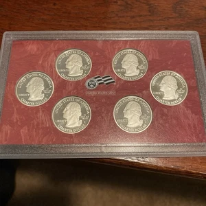 2009 S US Mint 90% Silver Quarter Proof Set DC & Territories+original packaging - Picture 1 of 10