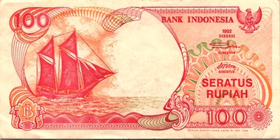 Индонезия 100 рупий 1992 CVF-XF медиатор-127A - Изображение 1 из 3