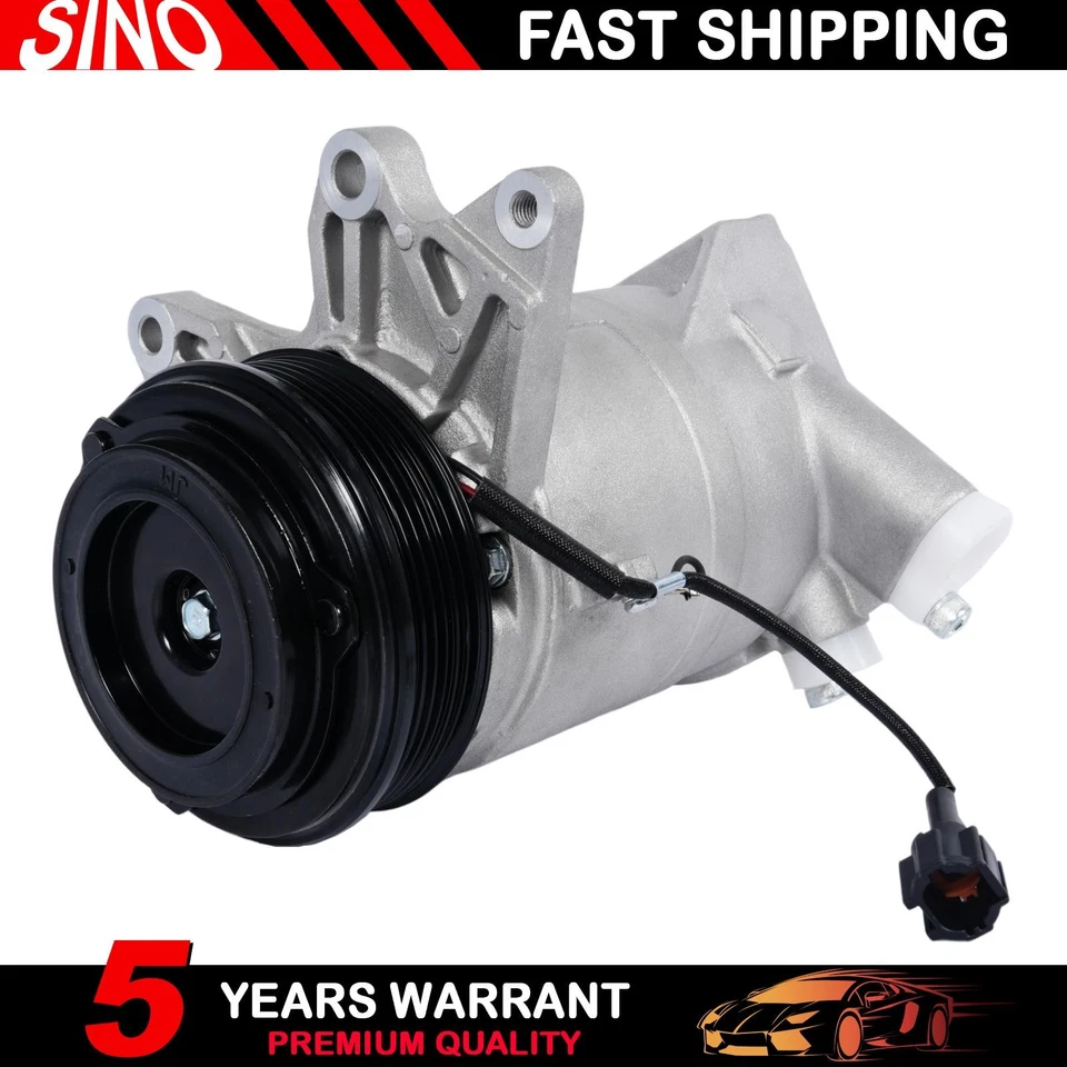 Compresor de aire acondicionado para Nissan Murano 2003-2007 Quest 2004 2005 2006-2009 V6 3,5 L Foto 1 de 4